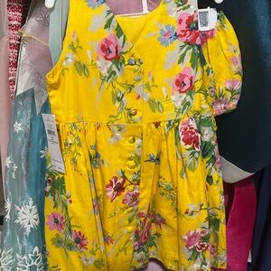 Ralph Lauren Yellow Floral Dress